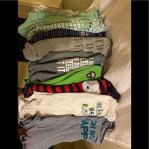 6-18 MONTH BOYS ONSIES, SHORTS, TOPS, SWEATERS